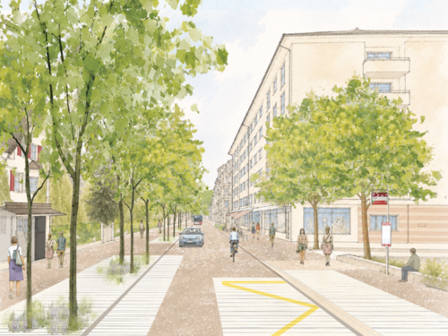 Projet avenue de la Gare