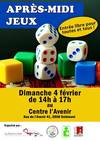 Affiche après-midi jeux