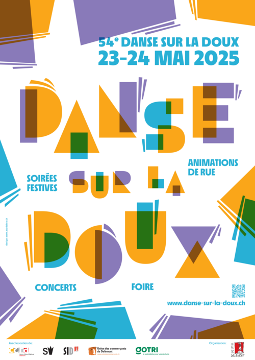 Affiche Danse sur la Doux 2025