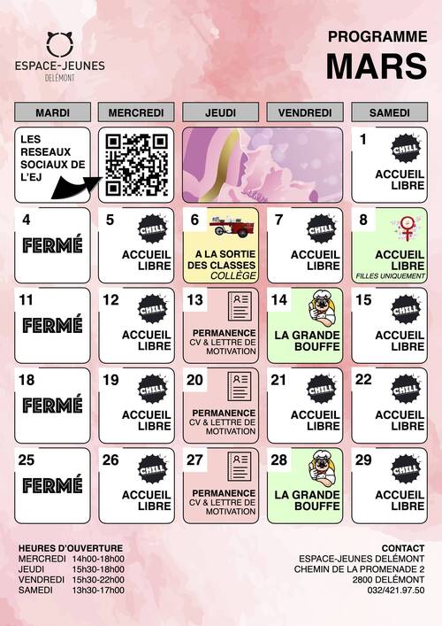 Espace jeunes mars